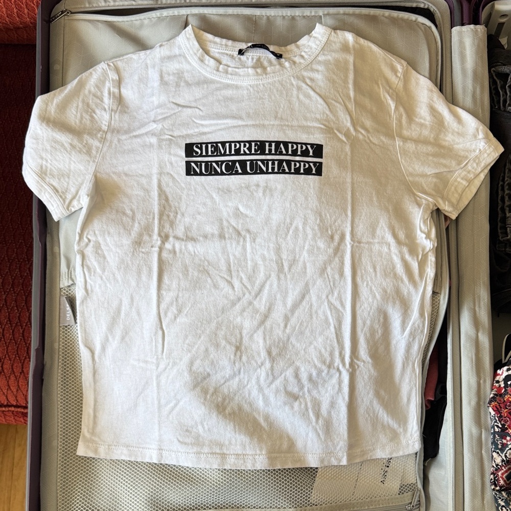 Women Graphic Tee - White